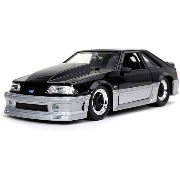 Toys for Kids and Adults Jada Toys Bigtime Muscle 1:24 1989 Ford Mustang GT Die-cast Car White Toys for Kids and Adults Jada Toys Bigtime Muscle 1:24 1989 Ford Mustang GT Die-cast Car White